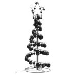LED Weihnachtsbaum 80 LEDs Warmweiss 120 cm – Bild 3
