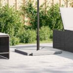 Sonnenschirm-Gewichtsplatten 4 Stk. Grau Granit Dreieckig 14 kg – Bild 4