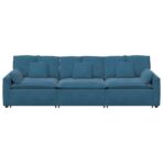 Modulares Sofa mit Kissen Blau – Bild 5