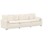 Modulares Sofa mit Kissen Beige – Bild 2