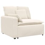 Modulares Sofa mit Kissen Beige – Bild 3