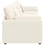 Modulares Sofa mit Kissen Beige – Bild 6