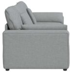 Modulares Sofa mit Kissen Hellgrau – Bild 5