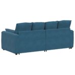 Modulares Sofa mit Kissen Blau – Bild 6