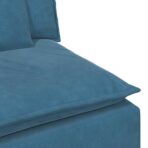 Modulares Sofa mit Kissen Blau – Bild 7