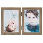 Zweifach-Bilderrahmen Collage Weiss 2x(10x15 cm) – Bild 2