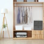 Aufbewahrungsboxen 2 Stk. Stoff 43x34x23 cm Anthrazit