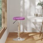 Barhocker 2 Stk. Weiss Kunstleder