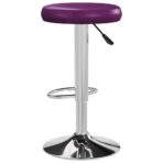 Barhocker 2 Stk. Weiss Kunstleder – Bild 4