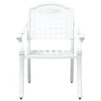 Garten Essgruppe 5 pcs Weiss Aluminium – Bild 8