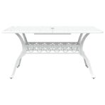 Garten Essgruppe 5 pcs Weiss Aluminium – Bild 9