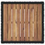 Garten Bistro Set 3 pcs Schwarz Poly-Rattan – Bild 8