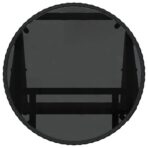 Garten Bistro Set 3 pcs Schwarz Poly-Rattan – Bild 8
