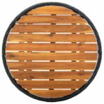 Garten Bistro Set 3 pcs Schwarz Poly-Rattan – Bild 8