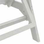 Sonnenliege 2 pcs Weiss 195,5 x 53 x 98,5 cm Polyethylen – Bild 8