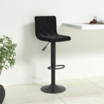 Barhocker 2 Stk. Schwarz Samt
