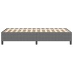 Plattformbettgestell Hellgrau 80 x 200 cm Stoff – Bild 7