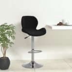 Barhocker 2 Stk. Schwarz Samt