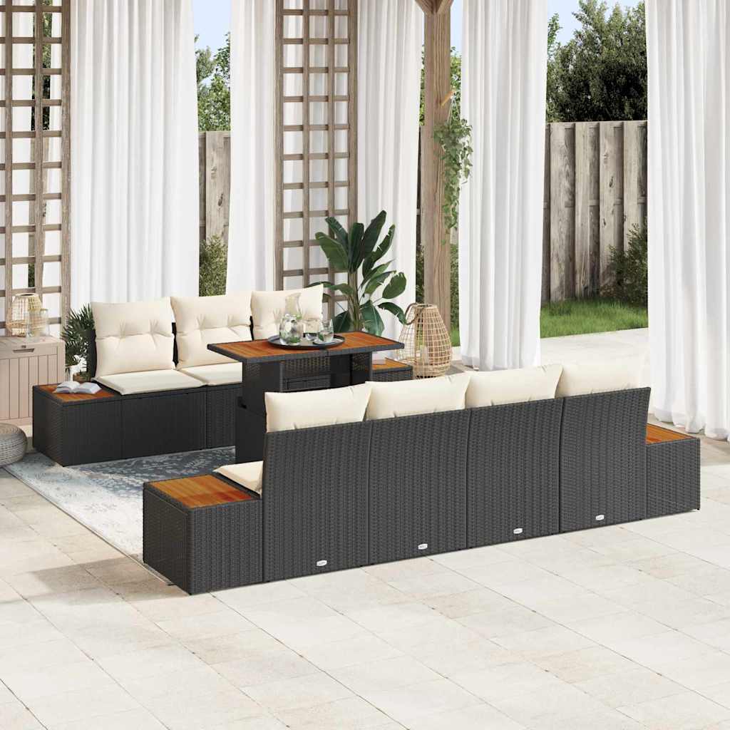 3350039_1.jpg Garten-Sofa-Set mit Kissen 8 pcs – Bild 1