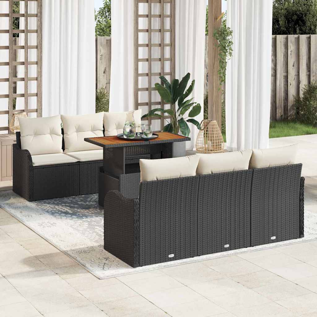 3358140_1.jpg Garten-Sofa-Set mit Speicher 7 pcs – Bild 1