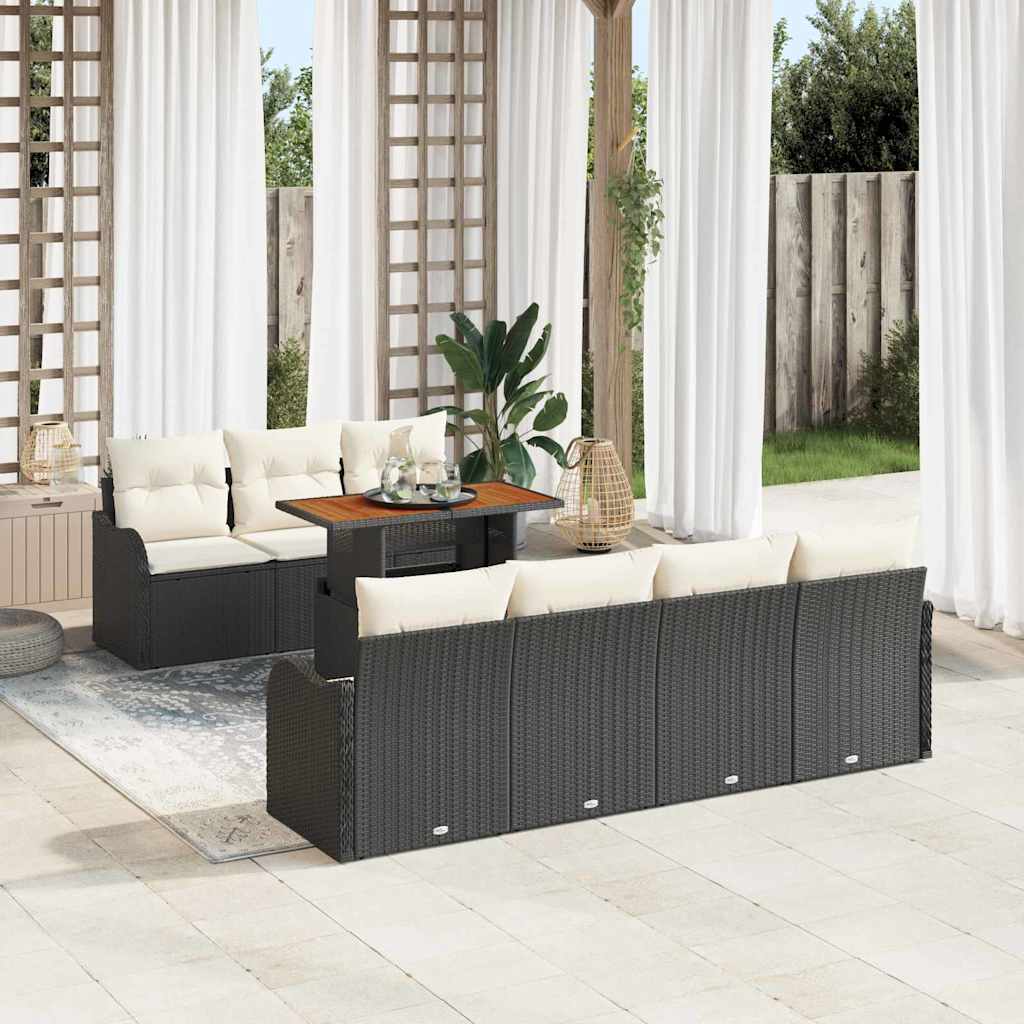 3358154_1.jpg Garten-Sofa-Set mit Speicher 8 pcs – Bild 1