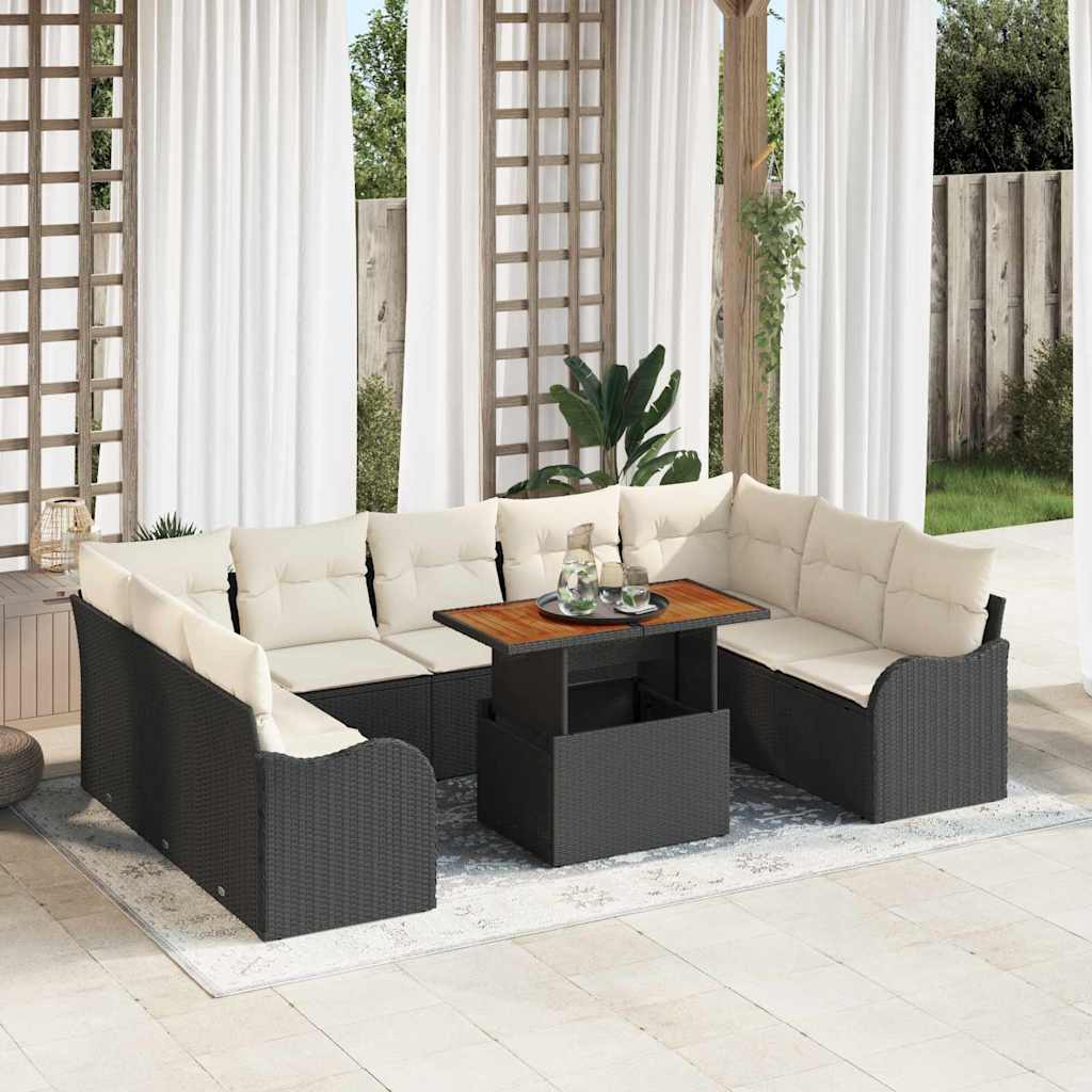 3358238_1.jpg Garten-Sofa-Set mit Speicher 10 pcs – Bild 1