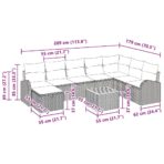 Gartensofa-set 9 stk. – Bild 11