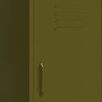 Lagerschrank Olivgrün 42,5x35x101,5 cm Stahl – Bild 7