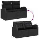 Garten-Sofa-Set mit Kissen mit – Bild 10