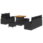 Garten-Sofa-Set mit Kissen mit – Bild 2
