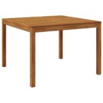 Garten Essgruppe 3 pcs Schwarz Massivholz Akazie – Bild 5