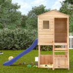 Spielturm - Massivholz Tanne – Bild 3