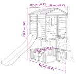 Spielturm - Massivholz Tanne – Bild 9