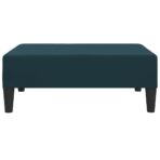 Fusshocker Dunkelgrau 78x56x32 cm Samt – Bild 3