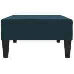 Fusshocker Dunkelgrau 78x56x32 cm Samt – Bild 4