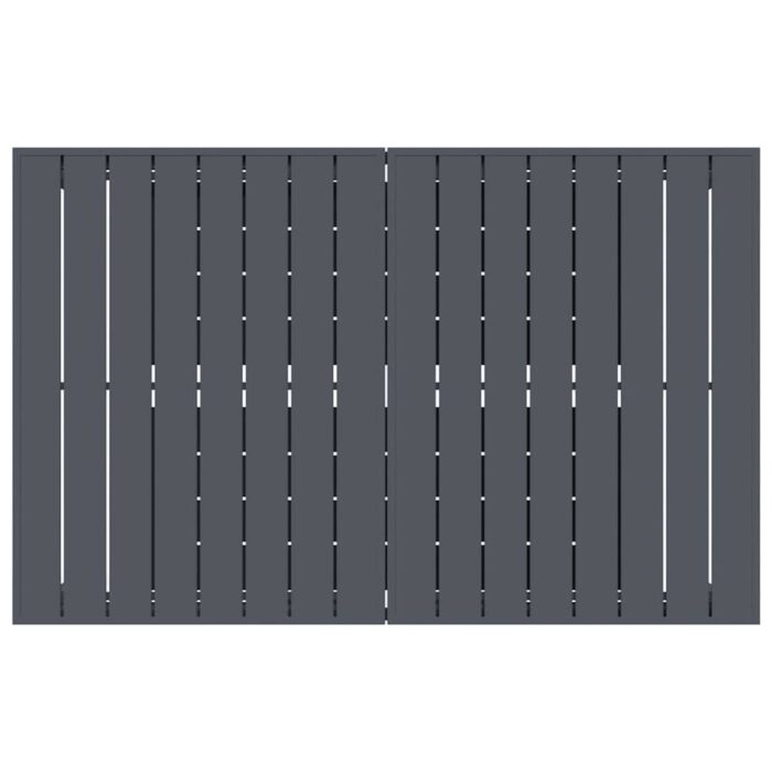 Garten Essgruppe 9 pcs Schwarz Poly-Rattan – Bild 8