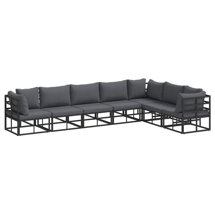 Garten-Sofa-Set mit Kissen 7 pcs – Bild 2