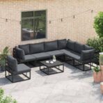 Garten-Sofa-Set mit Kissen 7 pcs – Bild 3