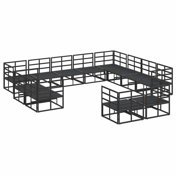 Garten-Sofa-Set mit Kissen 12 pcs – Bild 5