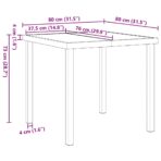 Garten Essgruppe mit Kissen 3 pcs Schwarz Poly-Rattan – Bild 11