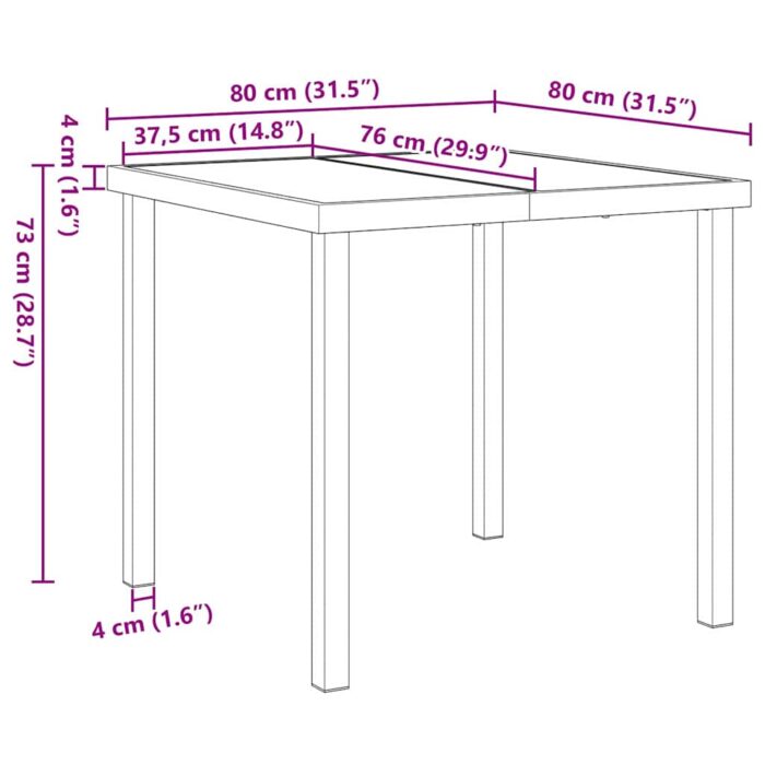Garten Essgruppe mit Kissen 3 pcs Schwarz Poly-Rattan – Bild 11