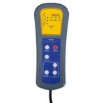 Massagesessel Hellgrau Stoff – Bild 9