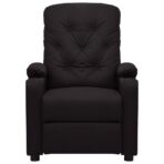 Relaxsessel Schwarz Kunstleder – Bild 2