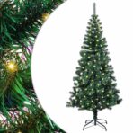 Künstlicher vorbeleuchteter Weihnachtsbaum Grün 120 cm – Bild 2