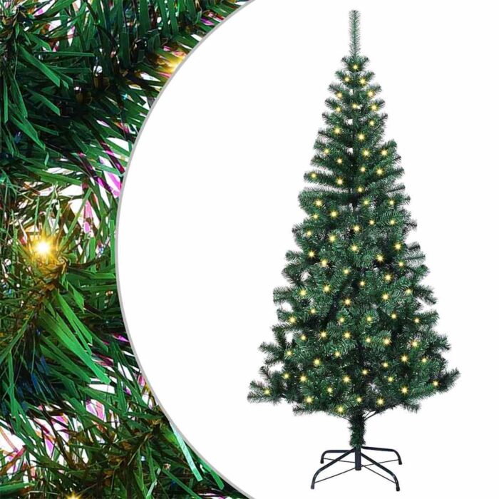 Künstlicher vorbeleuchteter Weihnachtsbaum Grün 120 cm – Bild 2
