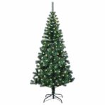Künstlicher vorbeleuchteter Weihnachtsbaum Grün 120 cm – Bild 3