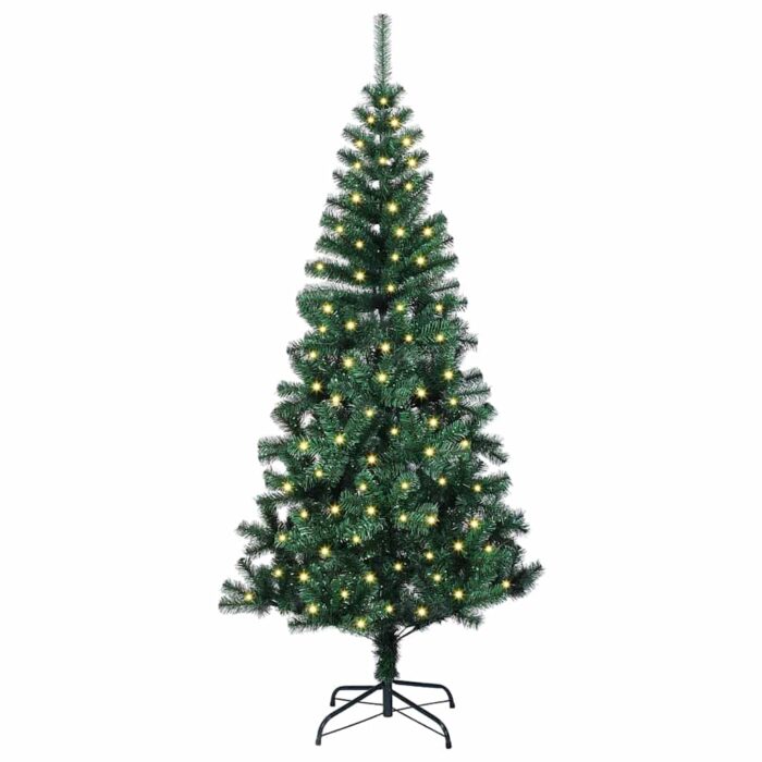 Künstlicher vorbeleuchteter Weihnachtsbaum Grün 120 cm – Bild 3