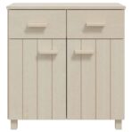 Sideboard HAMAR Honigbraun 79x40x80 cm Massivholz Kiefer – Bild 3