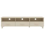 TV-Schrank HAMAR Honigbraun 158x40x40 cm Massivholz Kiefer – Bild 3