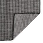 Outdoor-Teppich Flachgewebe 80x250 cm Grau – Bild 2
